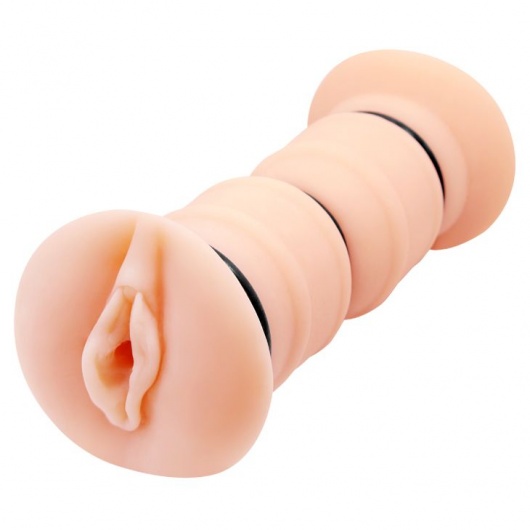 Телесный вибромастурбатор-вагина Michelle - Baile - в Твери купить с доставкой