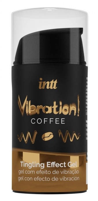 Жидкий интимный гель с эффектом вибрации Vibration! Coffee - 15 мл. - INTT - купить с доставкой в Твери