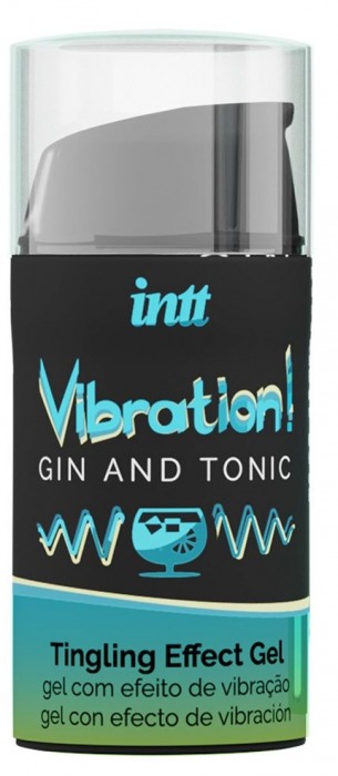 Жидкий интимный гель с эффектом вибрации Vibration! Gin   Tonic - 15 мл. - INTT - купить с доставкой в Твери