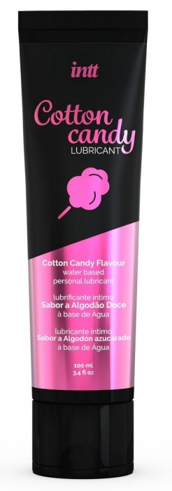 Интимный гель на водной основе Cotton Candy Lubricant - 100 мл. - INTT - купить с доставкой в Твери