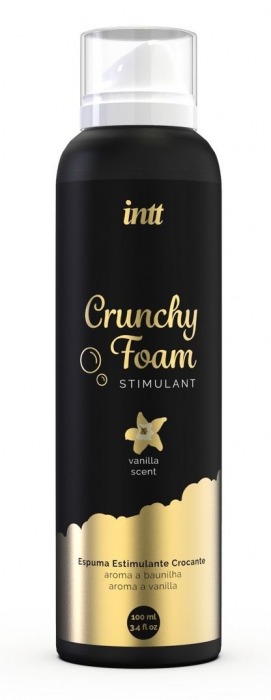 Пенка для массажа Crunchy Foam Stimulant Vanilla - 100 мл. - INTT - купить с доставкой в Твери