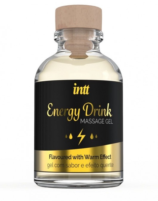 Массажный гель с согревающим эффектом Energy Drink - 30 мл. - INTT - купить с доставкой в Твери