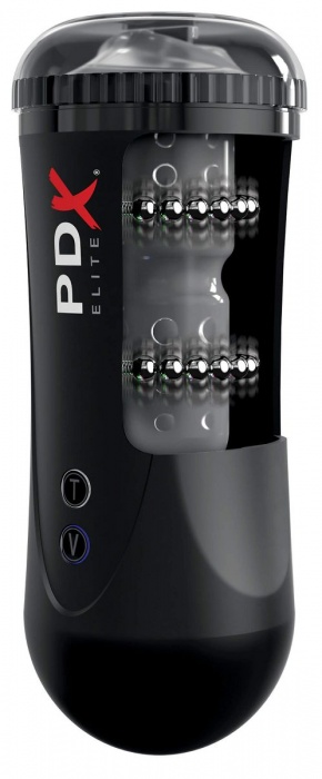 Черный автоматический мастурбатор-ротик Moto Stroker - Pipedream - в Твери купить с доставкой