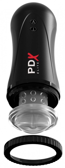 Черный автоматический мастурбатор-ротик Moto Stroker - Pipedream - в Твери купить с доставкой