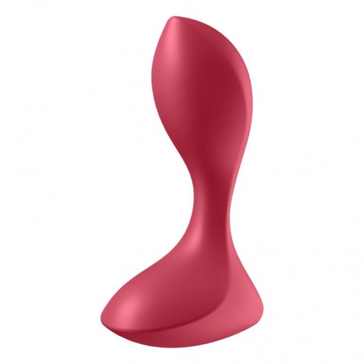 Красный вибромассажёр простаты Satisfyer Backdoor Lover - 14 см. - Satisfyer - в Твери купить с доставкой