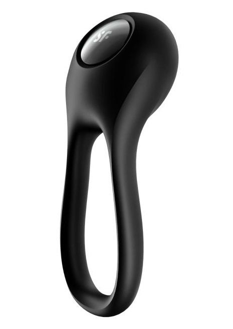 Черное эрекционное виброкольцо Majestic Duo - Satisfyer - в Твери купить с доставкой