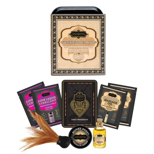 Эротический набор Weekender Kit Vanilla Creme - Kama Sutra - купить с доставкой в Твери