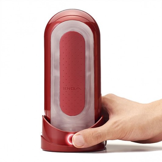 Красный мастурбатор Flip Zero Red   Warmer с подогревом - Tenga - в Твери купить с доставкой