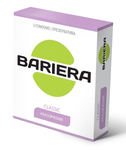 Классические презервативы Bariera Classic - 3 шт. - Bariera - купить с доставкой в Твери