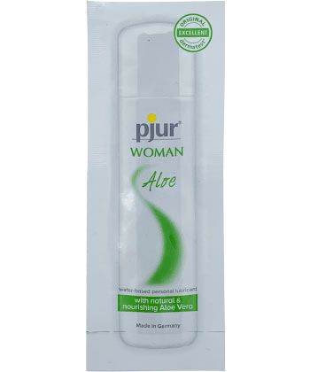 Лубрикант на водной основе pjur WOMAN Aloe - 2 мл. - Pjur - купить с доставкой в Твери
