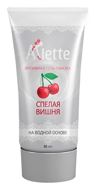 Интимная гель-смазка на водной основе Arlette  Спелая вишня  - 50 мл. - Arlette - купить с доставкой в Твери
