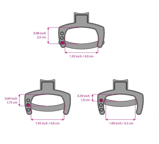 Кольцо с зажимом для мошонки для пояса верности Pubic Enemy - MyStim - купить с доставкой в Твери