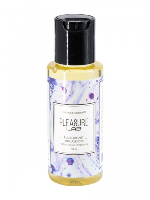 Массажное масло Pleasure Lab Enchanting с ароматом черной смородины и лаванды - 50 мл. - Pleasure Lab - купить с доставкой в Твери