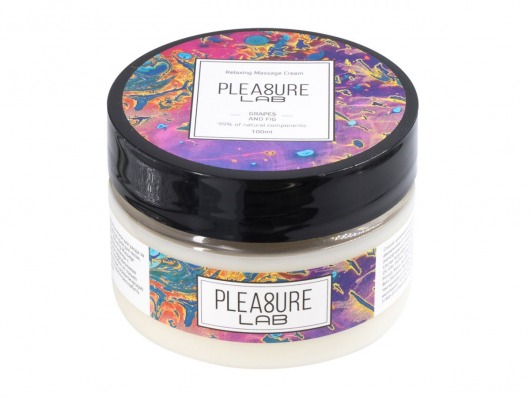 Массажный крем Pleasure Lab Relaxing с ароматом винограда и инжира - 100 мл. - Pleasure Lab - купить с доставкой в Твери