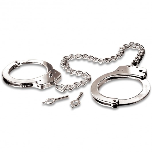 Металлические наручники Metal Leg Cuffs - Pipedream - купить с доставкой в Твери