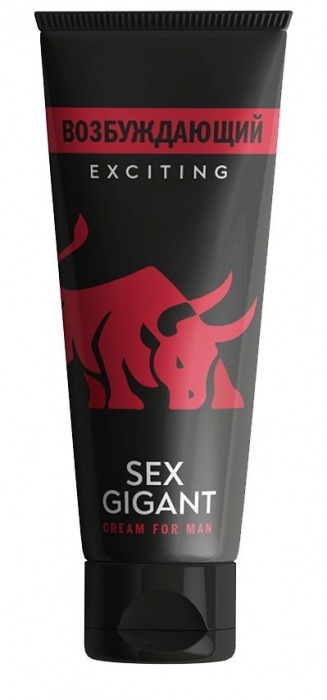 Возбуждающий крем для мужчин Sex Gigant - 80 мл. - Миагра - купить с доставкой в Твери