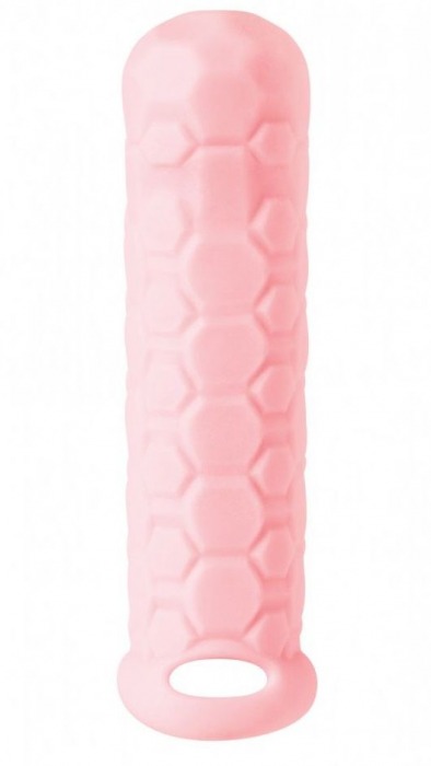 Розовый фаллоудлинитель Homme Long - 15,5 см. - Lola Games - в Твери купить с доставкой