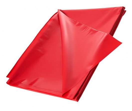 Красная простыня для секса из ПВХ - 220 х 200 см. - ToyFa - купить с доставкой в Твери