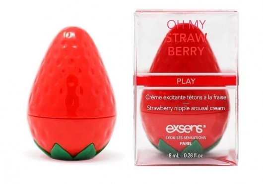 Крем для стимуляции сосков Oh My Strawberry - 8 мл. - Exsens - купить с доставкой в Твери