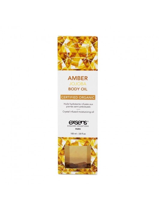 Органическое массажное масло AMBER JOJOBA - 100 мл. - Exsens - купить с доставкой в Твери