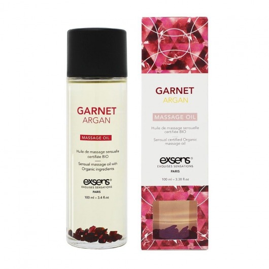Органическое массажное масло GARNET ARGAN - 100 мл. - Exsens - купить с доставкой в Твери