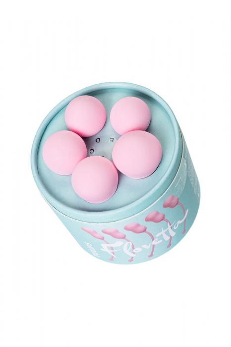 Набор из 5 розовых вагинальных шариков Tulips - ToyFa