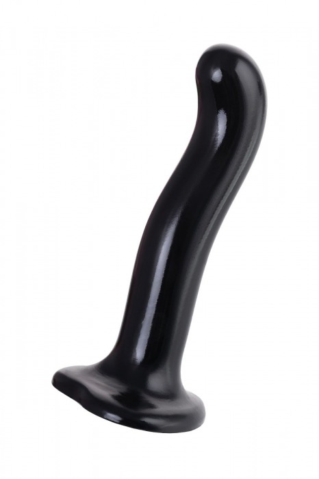 Черный стимулятор для пар P G-Spot Dildo Size L - 19 см. - Strap-on-me - в Твери купить с доставкой