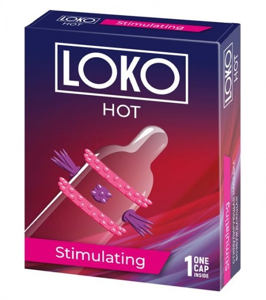 Стимулирующая насадка на пенис LOKO HOT с возбуждающим эффектом - Sitabella - в Твери купить с доставкой