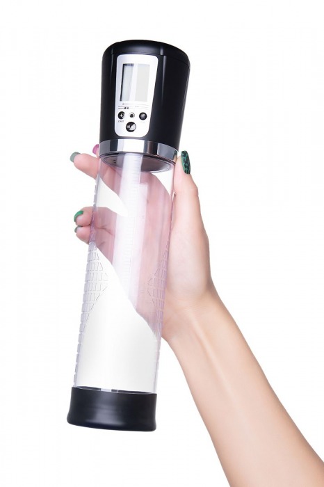 Прозрачная автоматическая помпа для пениса Alrik - Sexus - в Твери купить с доставкой