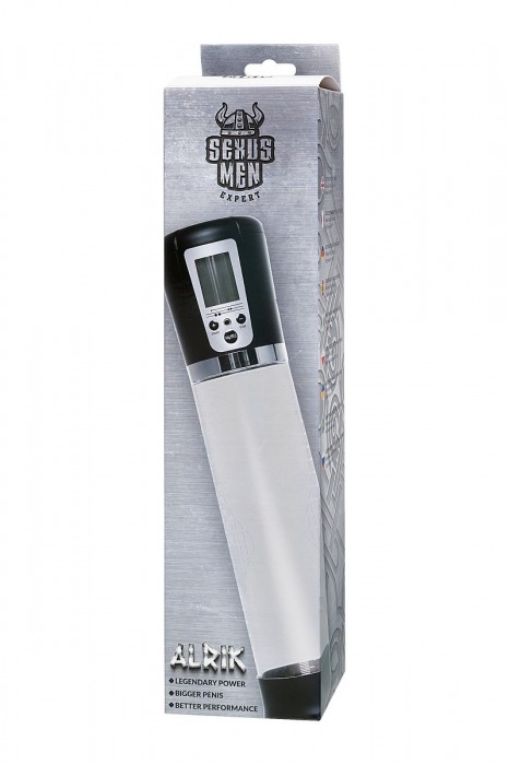 Прозрачная автоматическая помпа для пениса Alrik - Sexus - в Твери купить с доставкой