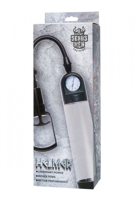 Прозрачная механическая помпа Helmer с манометром - Sexus - в Твери купить с доставкой