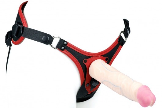 Пояс унисекс UNISEX Style с 2 насадками - LOVETOY (А-Полимер) - купить с доставкой в Твери