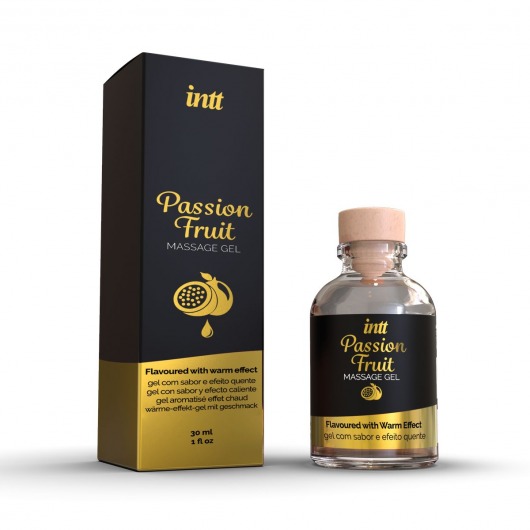 Массажный гель с ароматом маракуйи Passion Fruit - 30 мл. - INTT - купить с доставкой в Твери