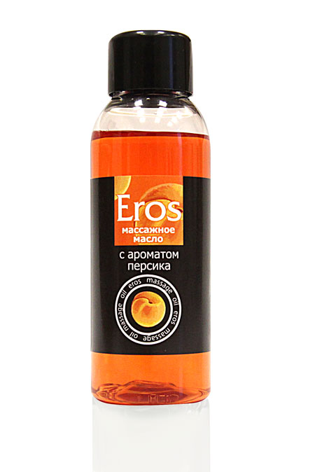 Массажное масло Eros exotic с ароматом персика - 50 мл. - Биоритм - купить с доставкой в Твери