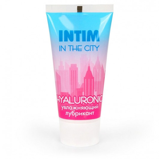 Увлажняющий лубрикант на водной основе Intim in the city Hyaluronic - 60 гр. - Биоритм - купить с доставкой в Твери