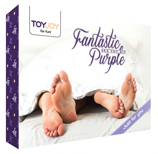Эротический набор FANTASTIC PURPLE SEX TOY KIT - Toy Joy - купить с доставкой в Твери