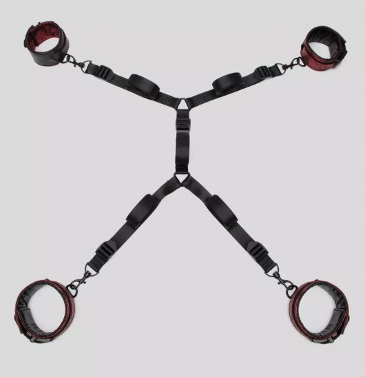 Изысканный набор фиксаций на кровати Reversible Under Mattress Restraint Set - Fifty Shades of Grey - купить с доставкой в Твери