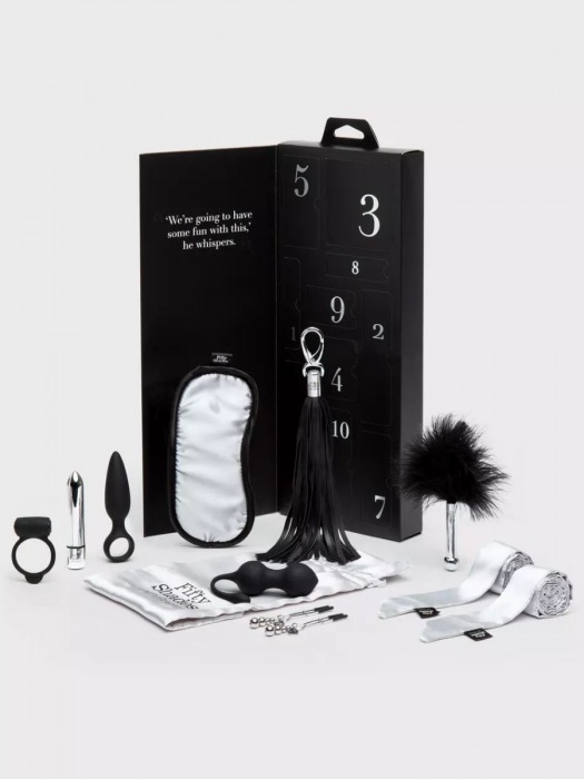 Эротический набор Pleasure Overload 10 Days of Play Gift Set - Fifty Shades of Grey - купить с доставкой в Твери