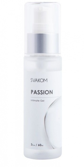 Смазка на водной основе Passion Intimate Gel - 60 мл. - Svakom - купить с доставкой в Твери