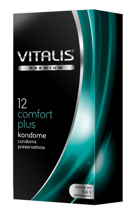 Контурные презервативы VITALIS PREMIUM comfort plus - 12 шт. - Vitalis - купить с доставкой в Твери
