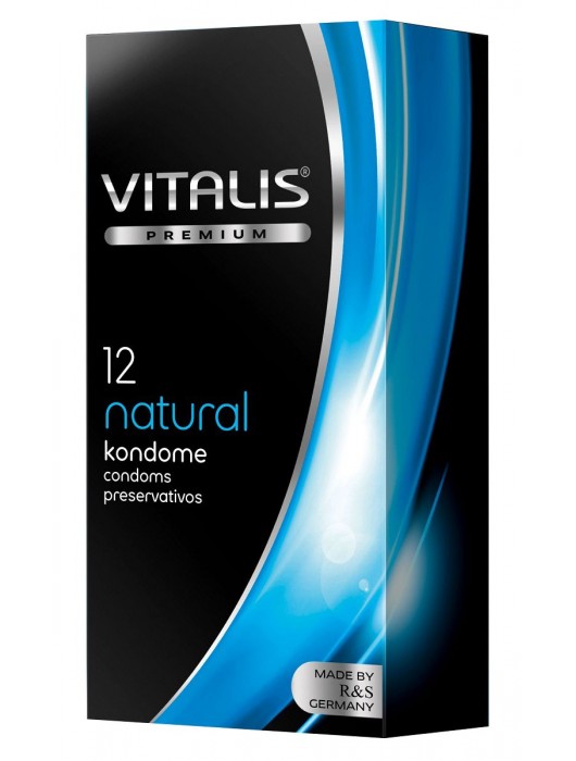 Классические презервативы VITALIS PREMIUM natural - 12 шт. - Vitalis - купить с доставкой в Твери