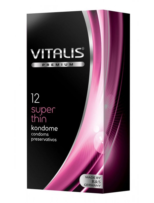 Ультратонкие презервативы VITALIS PREMIUM super thin - 12 шт. - Vitalis - купить с доставкой в Твери