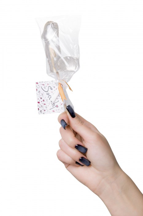 Прозрачный леденец в форме фаллоса со вкусом пина колады - Sosuчki - купить с доставкой в Твери