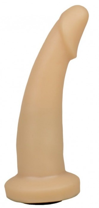Телесная гладкая насадка Harness - 14,7 см. - LOVETOY (А-Полимер) - купить с доставкой в Твери