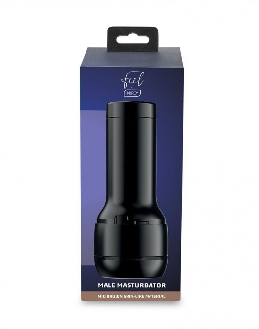 Коричневый мастурбатор-вагина Feel Stroker - Kiiroo - в Твери купить с доставкой