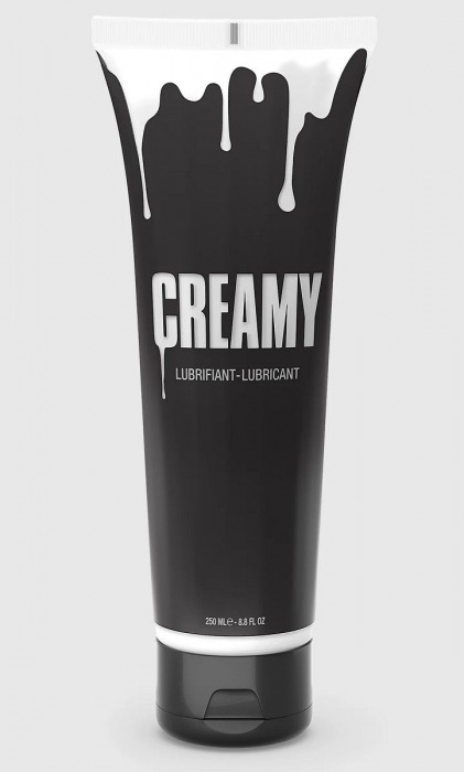 Смазка на водной основе Creamy с консистенцией спермы - 250 мл. - Strap-on-me - купить с доставкой в Твери