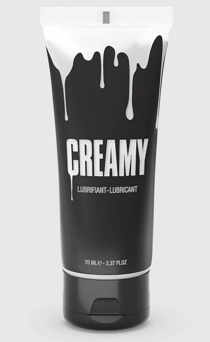 Смазка на водной основе Creamy с консистенцией спермы - 70 мл. - Strap-on-me - купить с доставкой в Твери