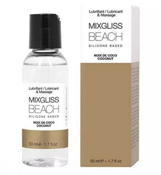 Смазка на силиконовой основе Mixgliss Beach - 50 мл. - Mixgliss - купить с доставкой в Твери