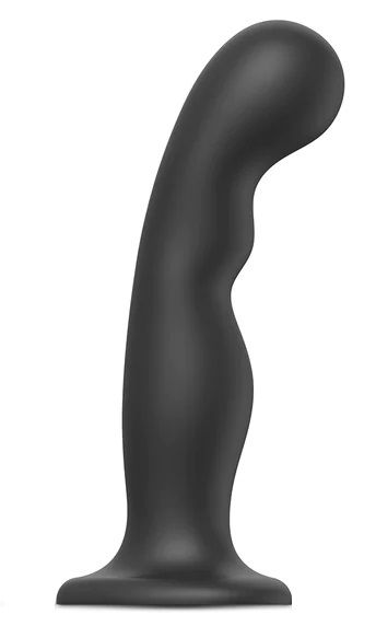 Черная насадка Strap-On-Me Dildo Plug P G size XXL - Strap-on-me - купить с доставкой в Твери