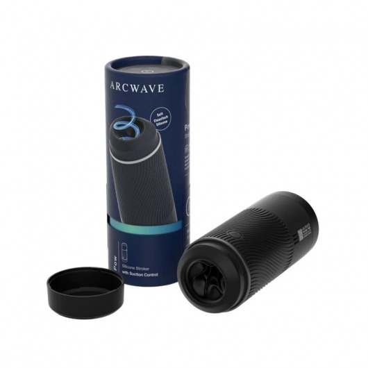 Черный мастурбатор с контролем всасывания Arcwave Pow Stroker - Arcwave - в Твери купить с доставкой